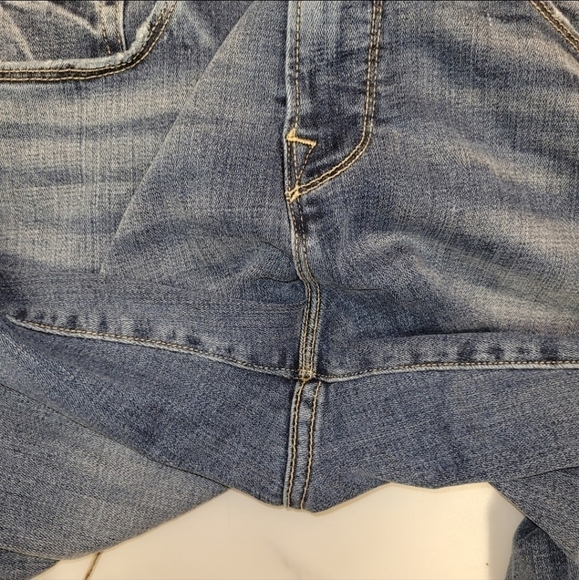 GOOD AMERICAN Good Legs High Waist Distressed Crop Skinny Jeans Size 6 / 29 - Picture 12 of 14